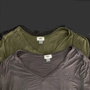 V-Neck Old Navy Short Sleeve Tees